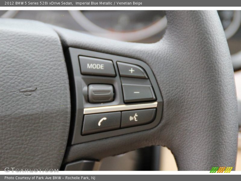 Imperial Blue Metallic / Venetian Beige 2012 BMW 5 Series 528i xDrive Sedan