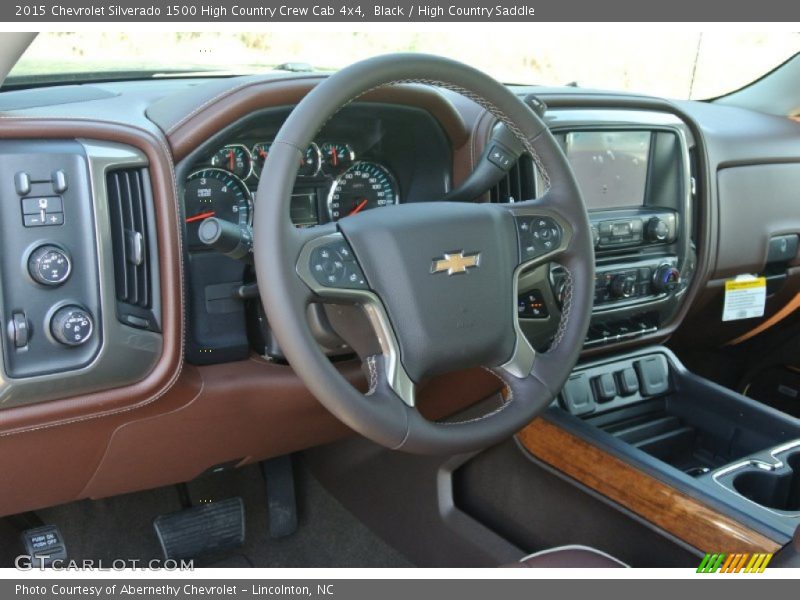 Black / High Country Saddle 2015 Chevrolet Silverado 1500 High Country Crew Cab 4x4
