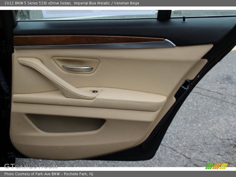 Imperial Blue Metallic / Venetian Beige 2012 BMW 5 Series 528i xDrive Sedan