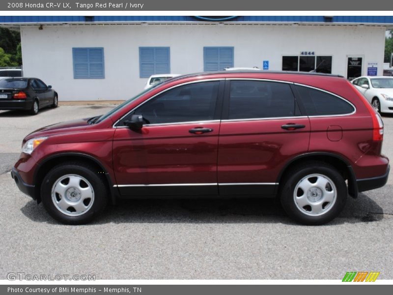 Tango Red Pearl / Ivory 2008 Honda CR-V LX