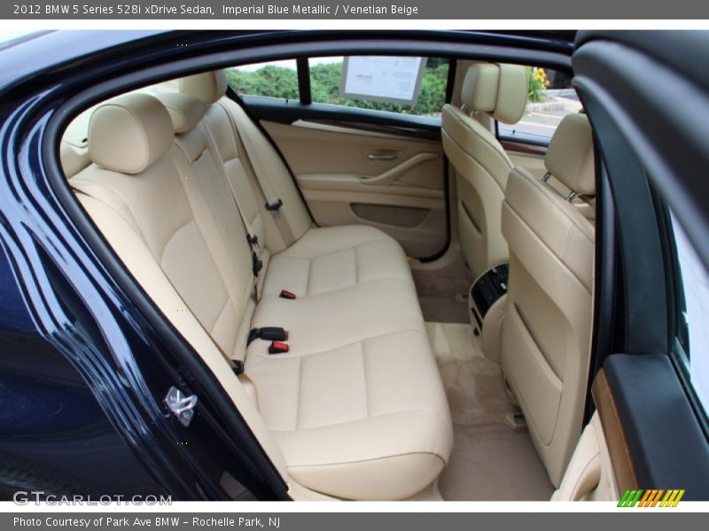 Imperial Blue Metallic / Venetian Beige 2012 BMW 5 Series 528i xDrive Sedan