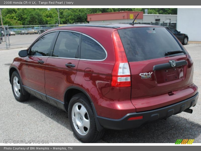 Tango Red Pearl / Ivory 2008 Honda CR-V LX