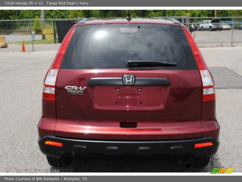 Tango Red Pearl / Ivory 2008 Honda CR-V LX