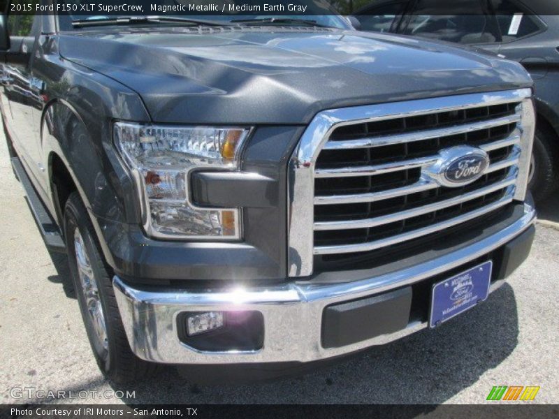Magnetic Metallic / Medium Earth Gray 2015 Ford F150 XLT SuperCrew