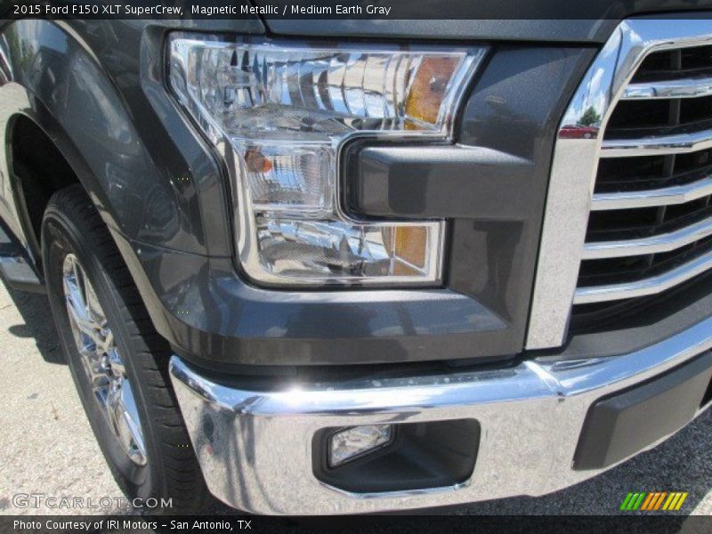 Magnetic Metallic / Medium Earth Gray 2015 Ford F150 XLT SuperCrew