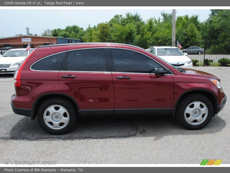 Tango Red Pearl / Ivory 2008 Honda CR-V LX