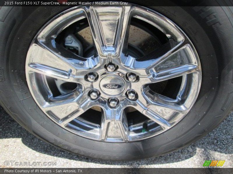 Magnetic Metallic / Medium Earth Gray 2015 Ford F150 XLT SuperCrew