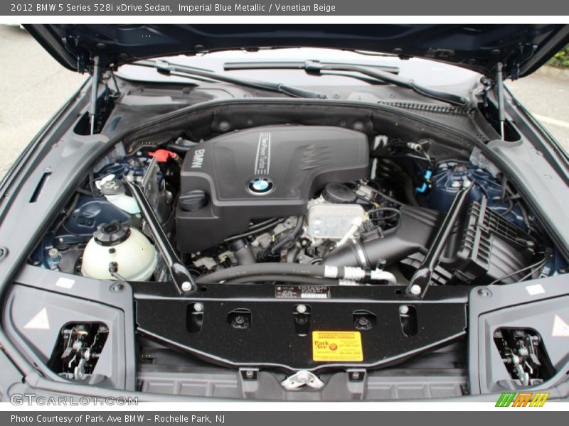 Imperial Blue Metallic / Venetian Beige 2012 BMW 5 Series 528i xDrive Sedan