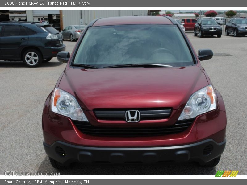Tango Red Pearl / Ivory 2008 Honda CR-V LX