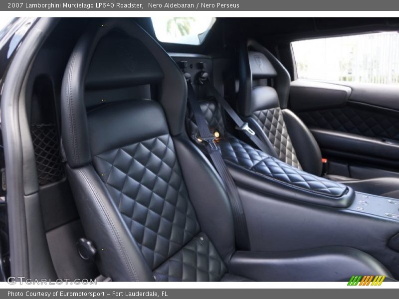 Front Seat of 2007 Murcielago LP640 Roadster