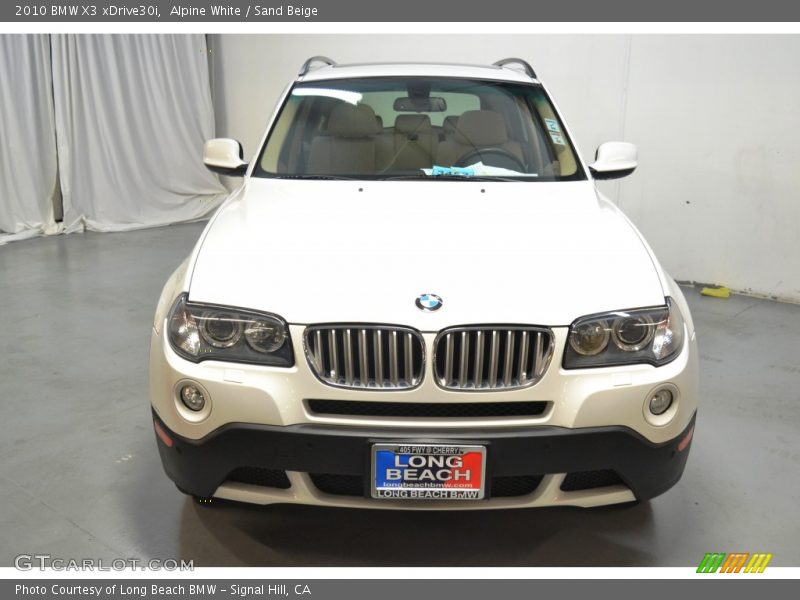 Alpine White / Sand Beige 2010 BMW X3 xDrive30i