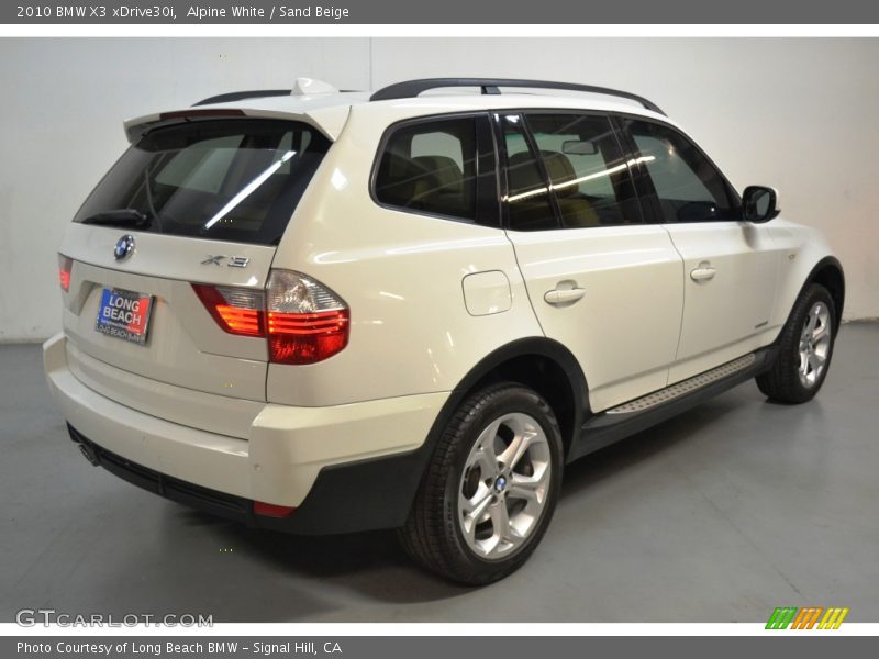 Alpine White / Sand Beige 2010 BMW X3 xDrive30i
