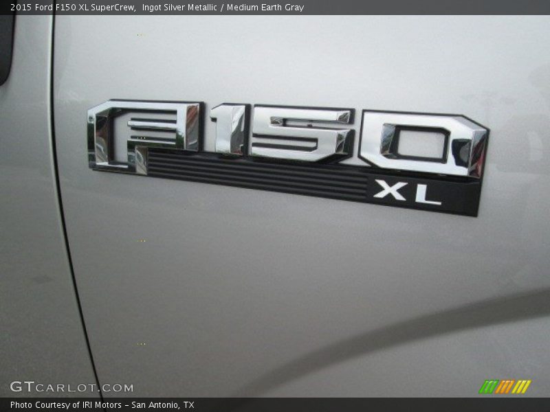 Ingot Silver Metallic / Medium Earth Gray 2015 Ford F150 XL SuperCrew