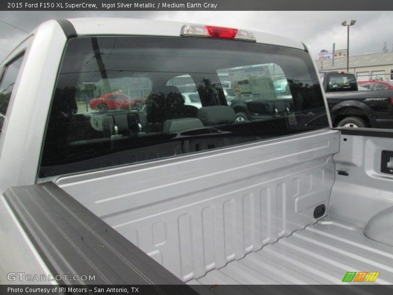 Ingot Silver Metallic / Medium Earth Gray 2015 Ford F150 XL SuperCrew
