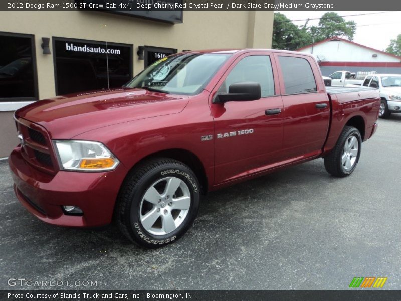 Deep Cherry Red Crystal Pearl / Dark Slate Gray/Medium Graystone 2012 Dodge Ram 1500 ST Crew Cab 4x4