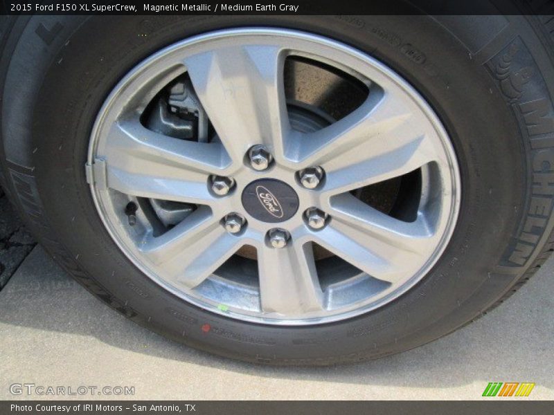 Magnetic Metallic / Medium Earth Gray 2015 Ford F150 XL SuperCrew