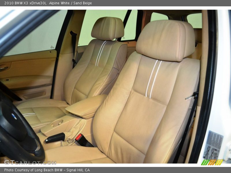 Alpine White / Sand Beige 2010 BMW X3 xDrive30i