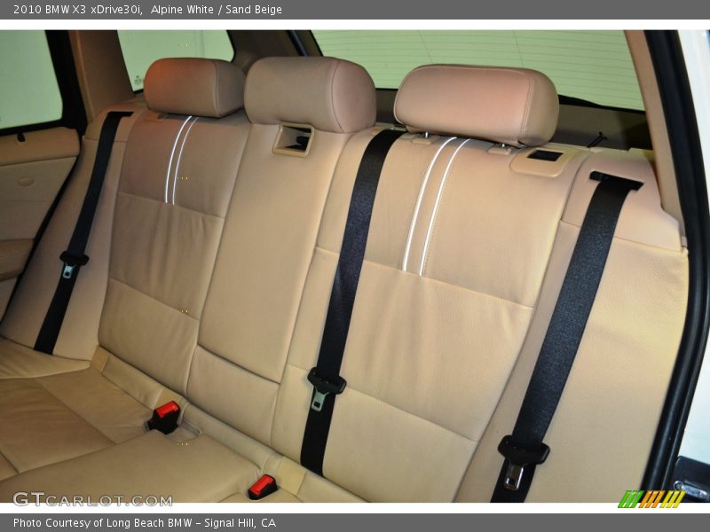 Alpine White / Sand Beige 2010 BMW X3 xDrive30i