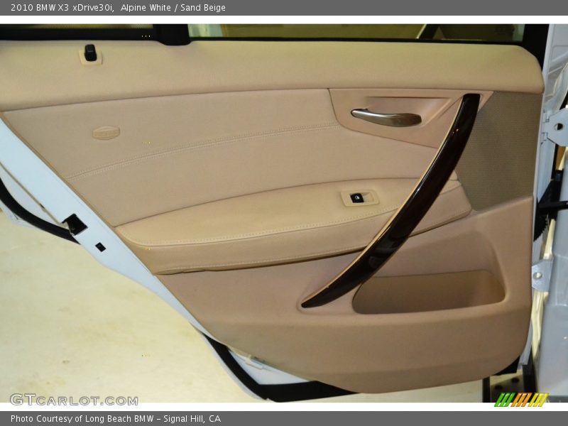 Alpine White / Sand Beige 2010 BMW X3 xDrive30i