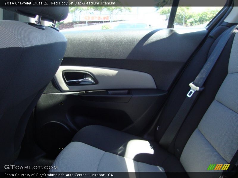 Red Hot / Jet Black/Medium Titanium 2014 Chevrolet Cruze LS