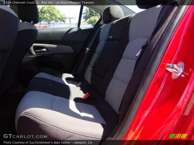 Red Hot / Jet Black/Medium Titanium 2014 Chevrolet Cruze LS