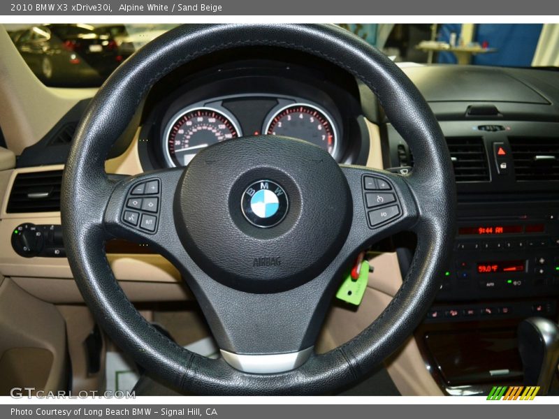Alpine White / Sand Beige 2010 BMW X3 xDrive30i