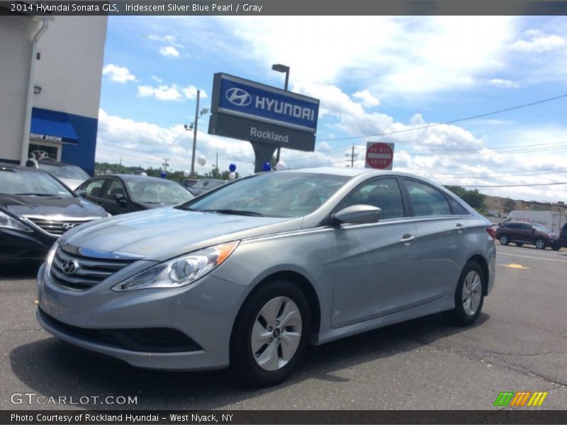 Iridescent Silver Blue Pearl / Gray 2014 Hyundai Sonata GLS