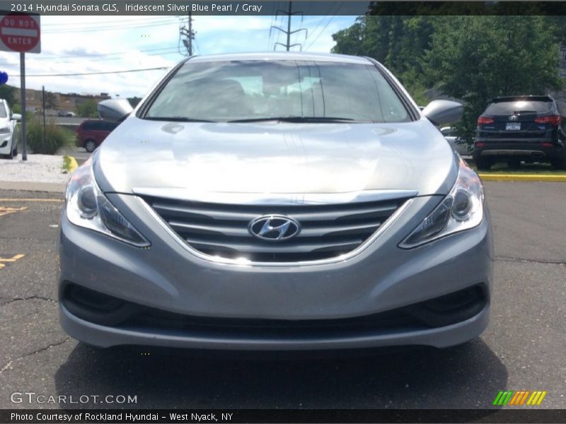 Iridescent Silver Blue Pearl / Gray 2014 Hyundai Sonata GLS