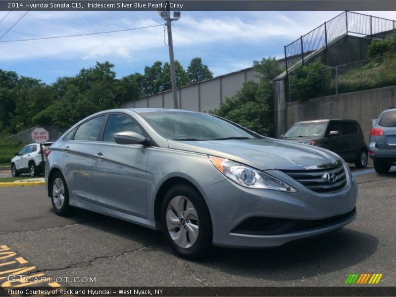 Iridescent Silver Blue Pearl / Gray 2014 Hyundai Sonata GLS