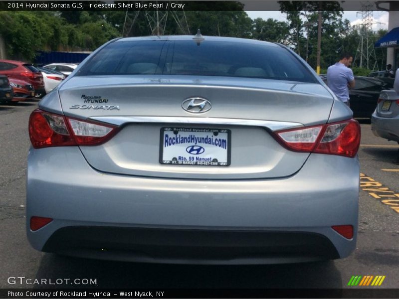 Iridescent Silver Blue Pearl / Gray 2014 Hyundai Sonata GLS