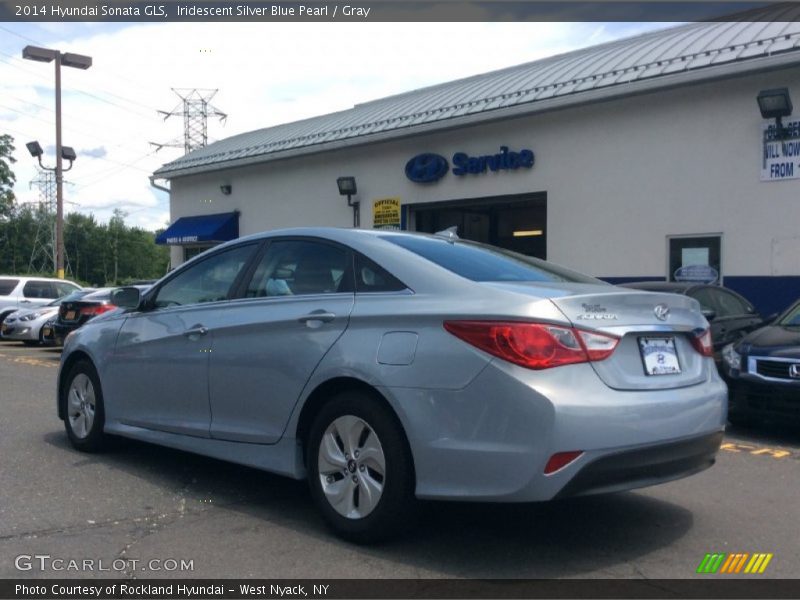 Iridescent Silver Blue Pearl / Gray 2014 Hyundai Sonata GLS