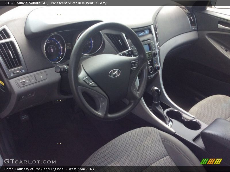 Iridescent Silver Blue Pearl / Gray 2014 Hyundai Sonata GLS
