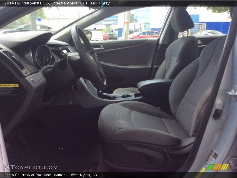 Iridescent Silver Blue Pearl / Gray 2014 Hyundai Sonata GLS