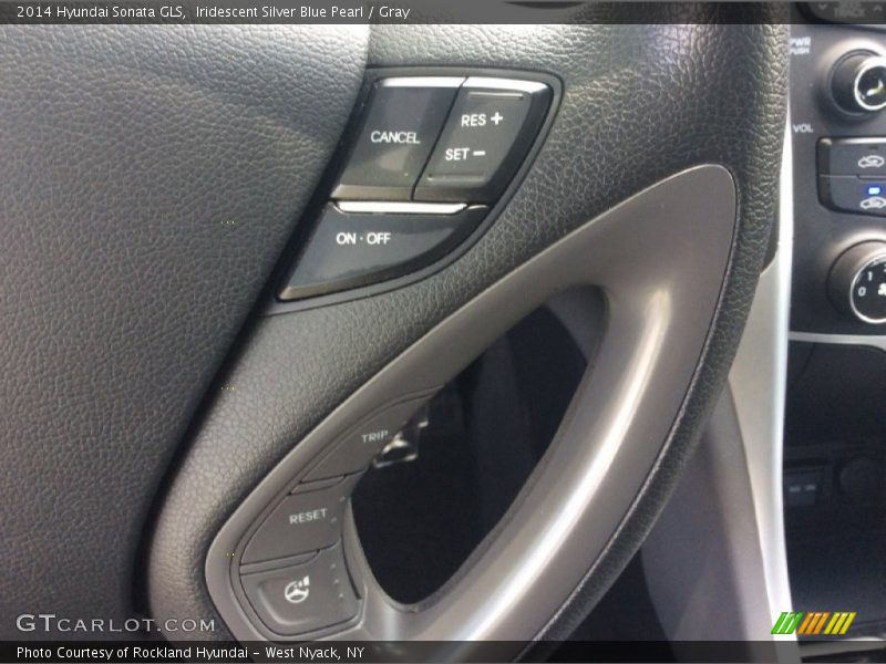 Iridescent Silver Blue Pearl / Gray 2014 Hyundai Sonata GLS