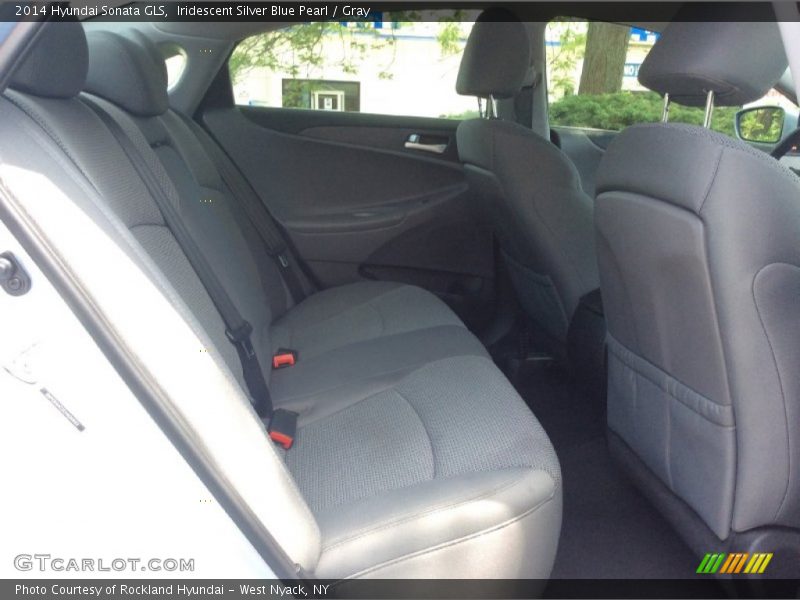 Iridescent Silver Blue Pearl / Gray 2014 Hyundai Sonata GLS