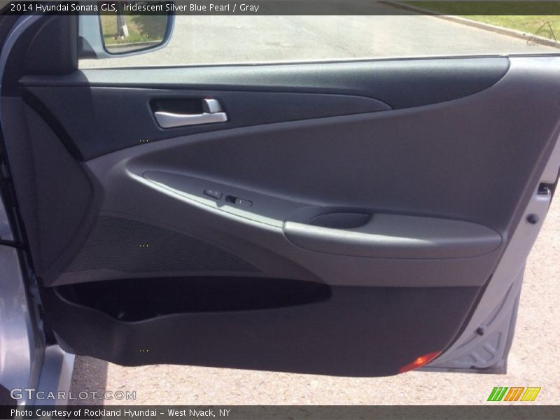 Iridescent Silver Blue Pearl / Gray 2014 Hyundai Sonata GLS