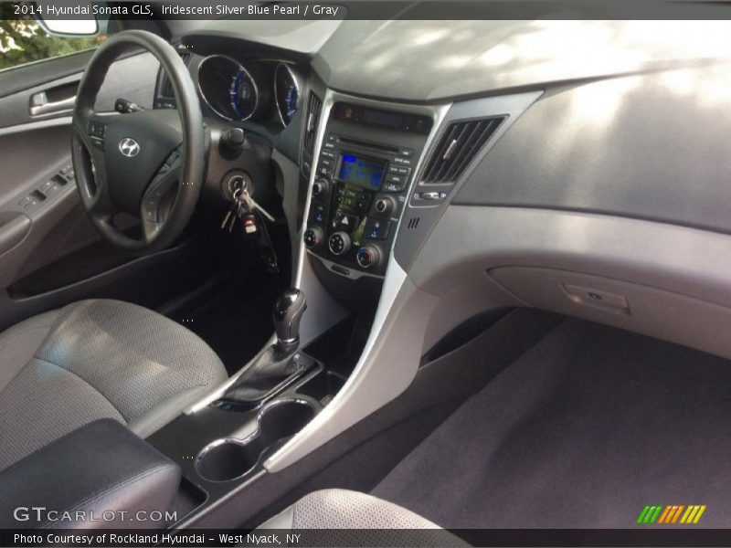 Iridescent Silver Blue Pearl / Gray 2014 Hyundai Sonata GLS