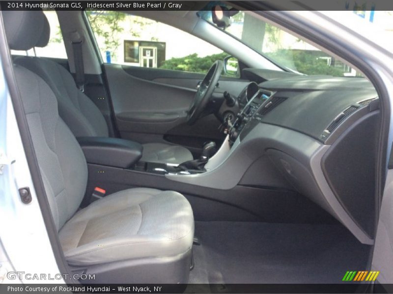 Iridescent Silver Blue Pearl / Gray 2014 Hyundai Sonata GLS