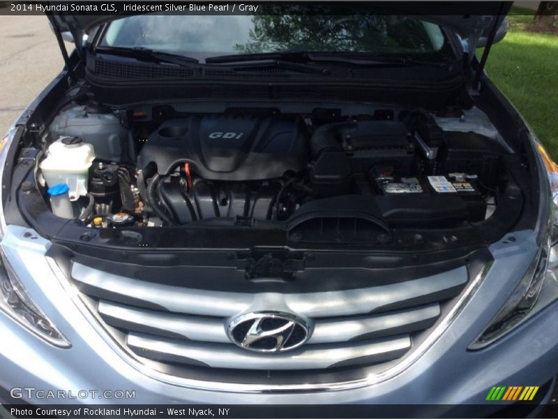 Iridescent Silver Blue Pearl / Gray 2014 Hyundai Sonata GLS