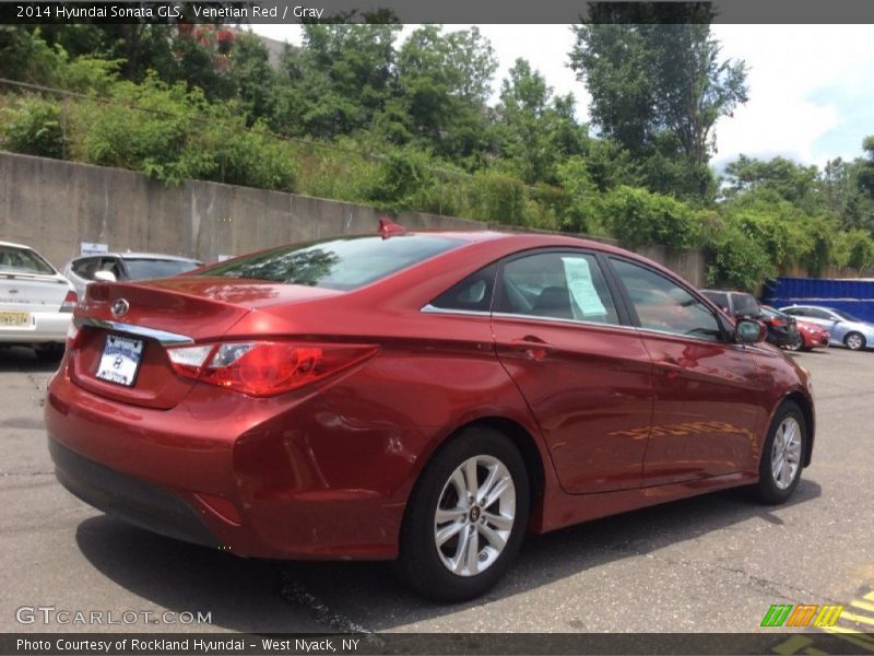 Venetian Red / Gray 2014 Hyundai Sonata GLS