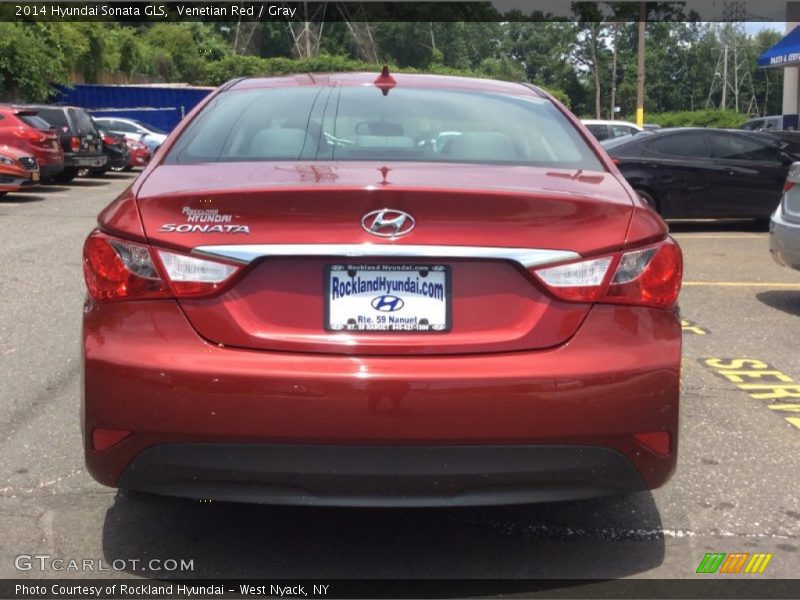 Venetian Red / Gray 2014 Hyundai Sonata GLS