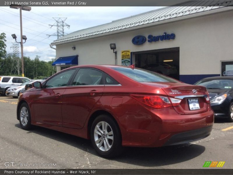 Venetian Red / Gray 2014 Hyundai Sonata GLS