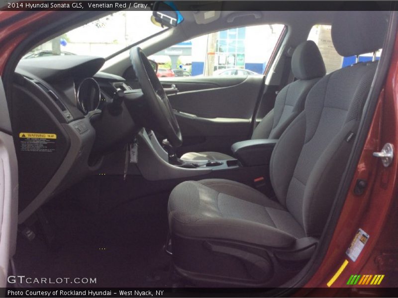 Venetian Red / Gray 2014 Hyundai Sonata GLS