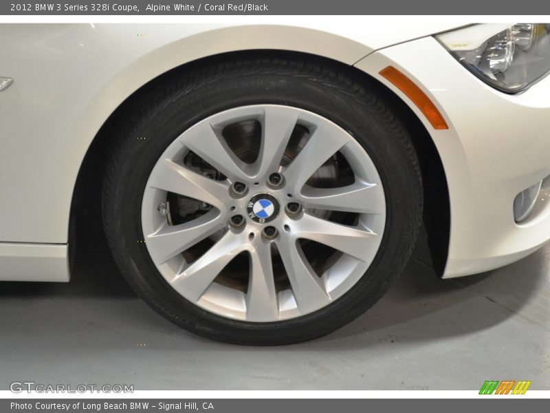 Alpine White / Coral Red/Black 2012 BMW 3 Series 328i Coupe