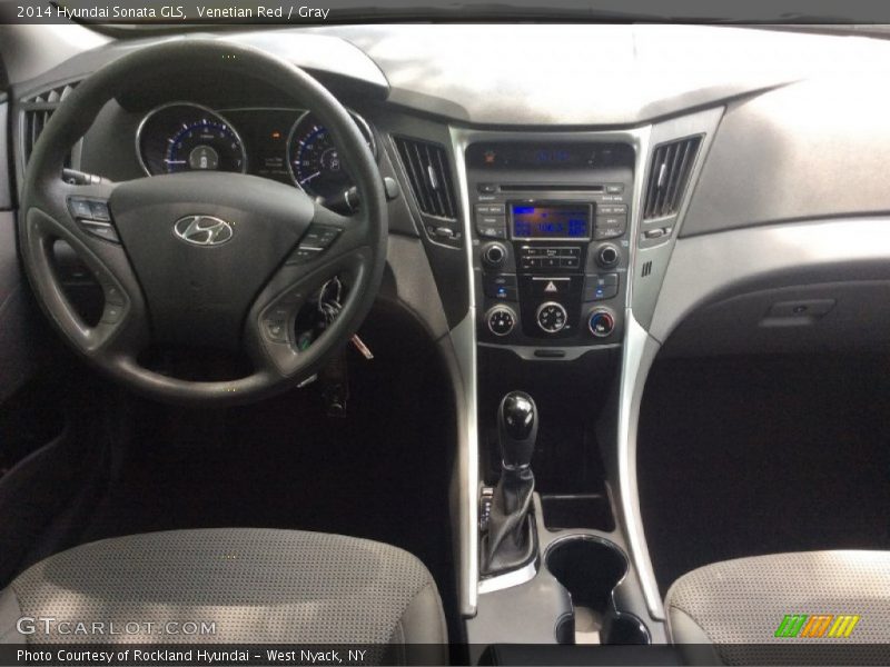 Venetian Red / Gray 2014 Hyundai Sonata GLS