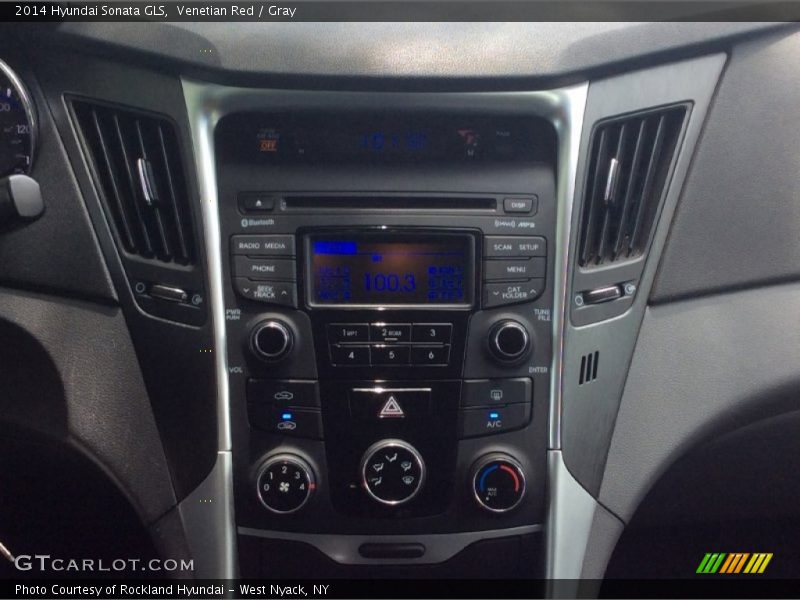 Venetian Red / Gray 2014 Hyundai Sonata GLS