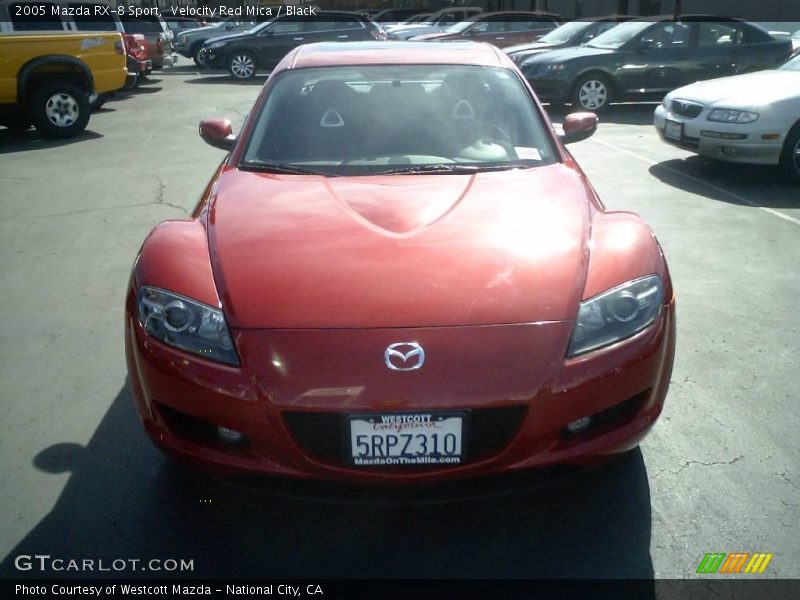 Velocity Red Mica / Black 2005 Mazda RX-8 Sport