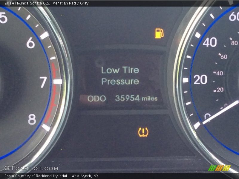 Venetian Red / Gray 2014 Hyundai Sonata GLS