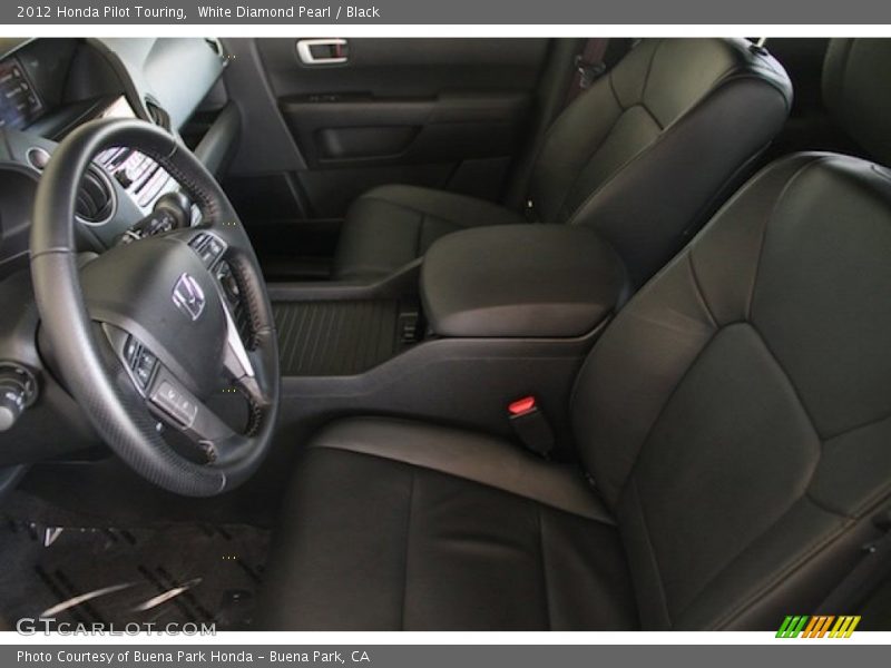 White Diamond Pearl / Black 2012 Honda Pilot Touring