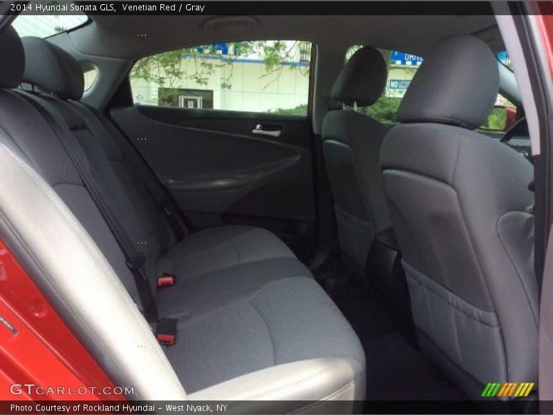 Venetian Red / Gray 2014 Hyundai Sonata GLS